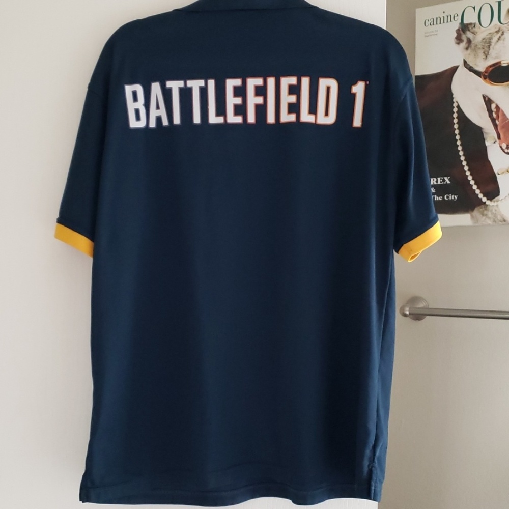 Battlefield 1 Polo Shirt Size XL